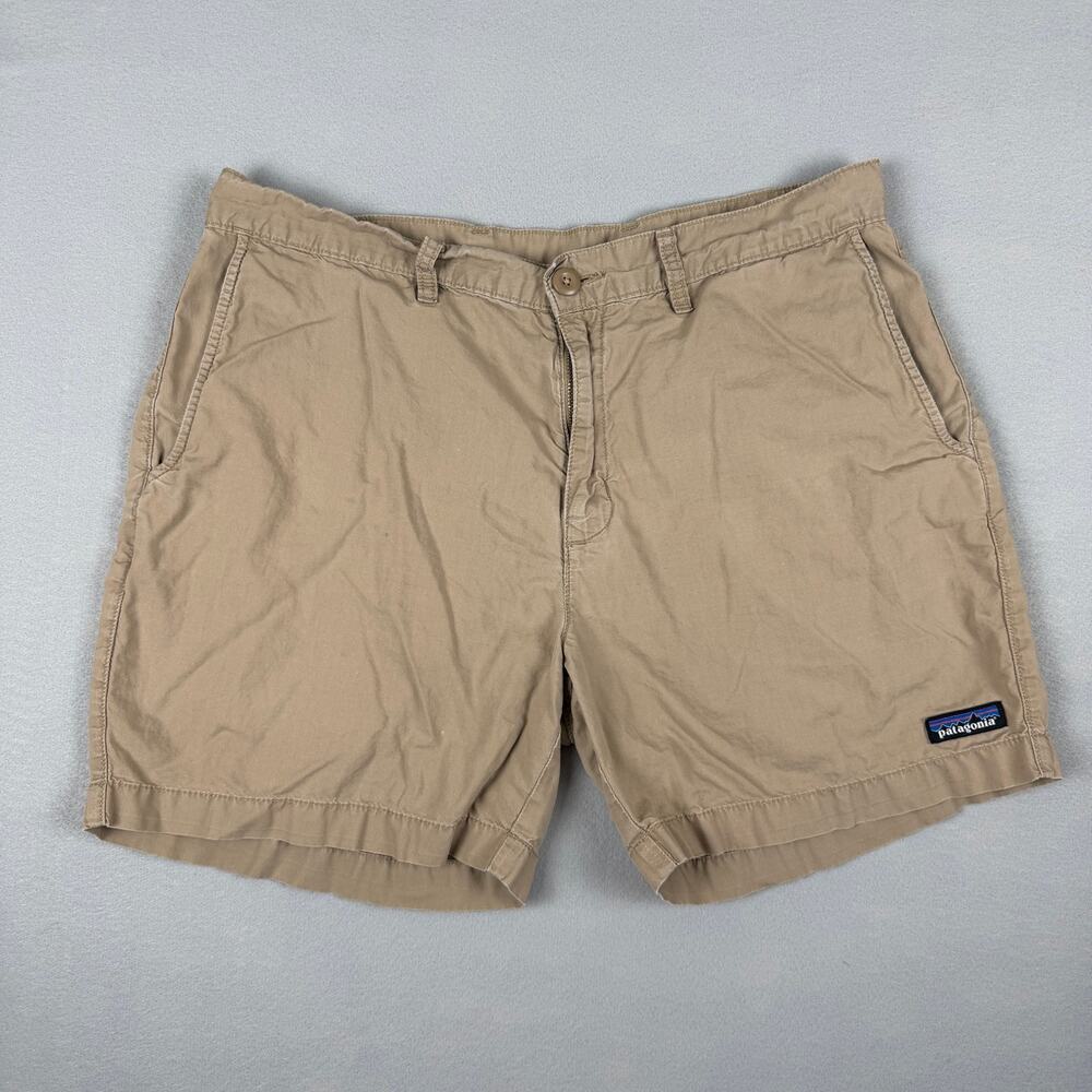 Patagonia Lightweight All-Wear Hemp Shorts 6” Men’s 34 Mojave Khaki outdoors